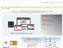 Tablet Screenshot of educal.gob.mx